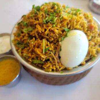 Copper Pot Indian Grill - Lamb Biryani with an Egg - Indian Near Me - Redondo Beach, California Copper Pot Indian Grill - Lamb Biryani with an Egg - Indian Near Me - Redondo Beach, California
