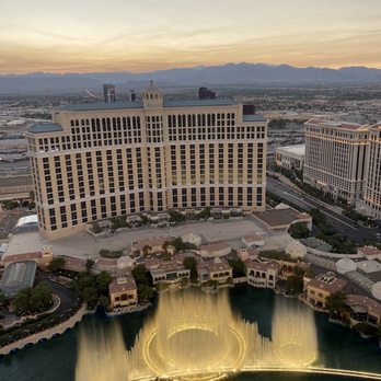 Eiffel Tower Viewing Deck - Sunset view - Amusement Parks Near Me - Las Vegas, Nevada