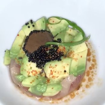 AnQi Bistro - Tuna tartare with caviar and black truffle - Asian Fusion Near Me - Costa Mesa, California