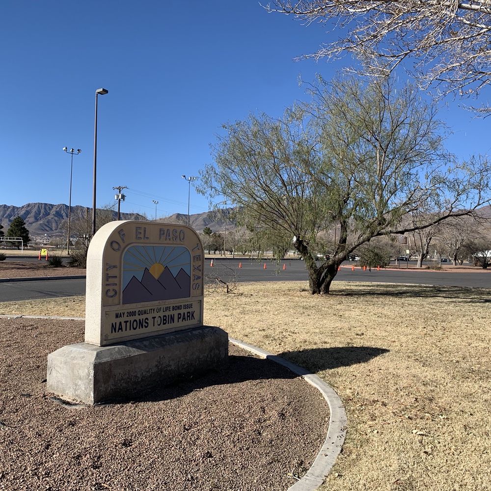 Nations Tobin Park - Park Entrance - Parks Near Me - El Paso, Texas