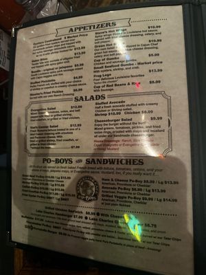 Menu photo 8 Evangeline Café Austin, TX