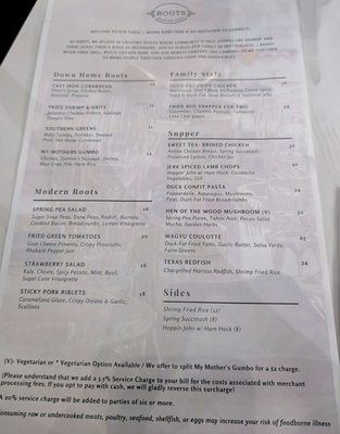 Menu photo 2 Roots Southern Table Farmers Branch, TX Menu photo 2 Roots Southern Table Farmers Branch, TX