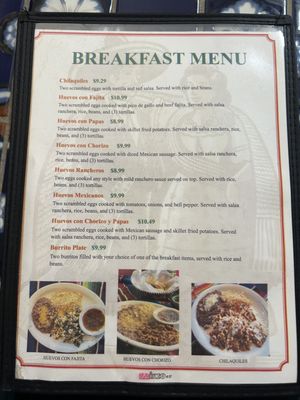 Menu photo 1 El Nogalito Terrell, TX