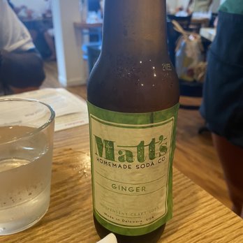 Matt's Fish Camp Bethany - Matt's Homemade Soda   Ginger - Seafood Near Me - Bethany Beach, Delaware