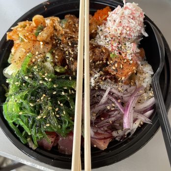 Ahipoki - Tuna luau, salmon - Poke Near Me - Huntington Beach, California