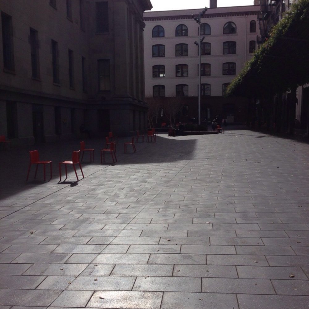 Mint Plaza - Famous or infamous orange chairs?! U decide! - Landmarks & Historical Buildings Near Me - San Francisco, California