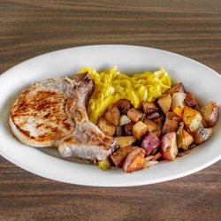 Miller's Cafe - Pork Chop and Eggs