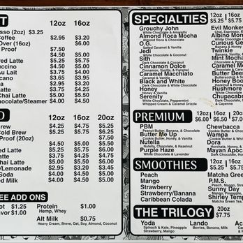 Grouchy John's Coffee - Drink menu - Coffee & Tea Near Me - Las Vegas, Nevada Grouchy John's Coffee - Drink menu - Coffee & Tea Near Me - Las Vegas, Nevada