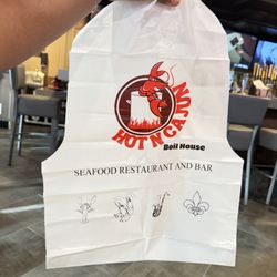 The bib for the mess YOU WILL make