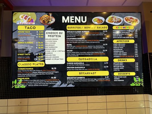 Menu photo 1 Taco Zocalo Chantilly, VA Menu photo 1 Taco Zocalo Chantilly, VA