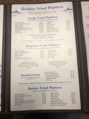 Menu photo 2 Mayflower Seafood Restaurant Elizabethton, TN