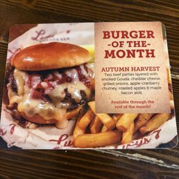 Burger of the Month Burger of the Month