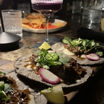 Maderas - Kitchen & Cantina - Barbacoa tacos on heirloom corn tortillas - New Mexican Cuisine Near Me - Houston, Texas Maderas - Kitchen & Cantina - Barbacoa tacos on heirloom corn tortillas - New Mexican Cuisine Near Me - Houston, Texas