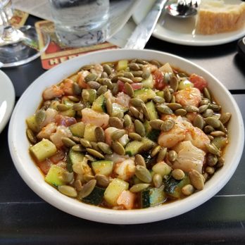 Herbsaint - Ceviche of shrimp and tuna with pepitas. - French Near Me - New Orleans, Louisiana Herbsaint - Ceviche of shrimp and tuna with pepitas. - French Near Me - New Orleans, Louisiana