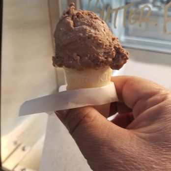 Double Dip Gallery - Tiny cone with German chocolate cake ice cream. - Art Galleries Near Me - Lodi, California Double Dip Gallery - Tiny cone with German chocolate cake ice cream. - Art Galleries Near Me - Lodi, California