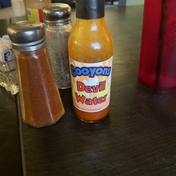 Cooyon's Restaurant - House made hot sauce and dry pepper seasonings. - Cajun/Creole Near Me - Mountain Home, Arkansas