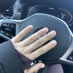 Cleaned up nails. Ready to grow and eventually get to long almond shape nails. Cleaned up nails. Ready to grow and eventually get to long almond shape nails.