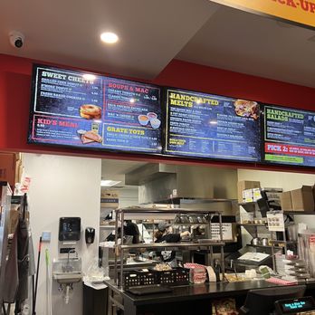 Tom & Chee - menus on the wall - Sandwiches Near Me - Cincinnati, Ohio