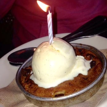 BJ's Restaurant & Brewhouse - My birthday pazookie! - New American Near Me - Glendale, California