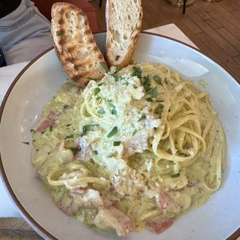 Enchant - Bacon Garlic Cream Pasta - Asian Fusion Near Me - Los Angeles, California Enchant - Bacon Garlic Cream Pasta - Asian Fusion Near Me - Los Angeles, California