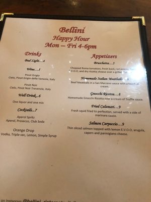 Menu photo 3 Bellini Philadelphia, PA