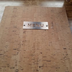 Pizzeria Sicilia - Nice liege menu cover !