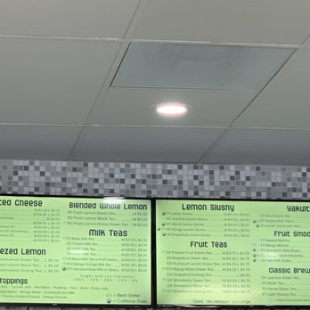 Happy Lemon - Their menu - Coffee & Tea Near Me - Fresno, California Happy Lemon - Their menu - Coffee & Tea Near Me - Fresno, California