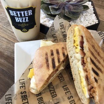 Better Buzz Coffee Pacific Beach West - Bacon ciabatta (spicy) - Coffee & Tea Near Me - San Diego, California Better Buzz Coffee Pacific Beach West - Bacon ciabatta (spicy) - Coffee & Tea Near Me - San Diego, California