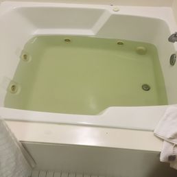 tub and green water tub and green water