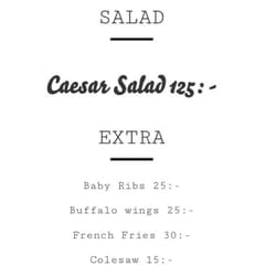 Burgers & Beers - Part 5 of menu
