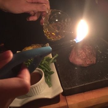 La Grolla - Alpine Slate Skillet, hot stone steak with sizzling cognac sauce! - Fondue Near Me - Quebec City, Quebec La Grolla - Alpine Slate Skillet, hot stone steak with sizzling cognac sauce! - Fondue Near Me - Quebec City, Quebec