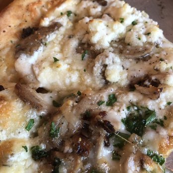 Biga Pizza - Broiled Chicken Thighs, Goat Cheese, Green Onion, and Hot Honey Drizzle Pizza - Pizza Near Me - Missoula, Montana