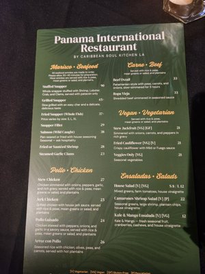 Menu photo 4 Panama International Restaurant Long Beach, CA Menu photo 4 Panama International Restaurant Long Beach, CA