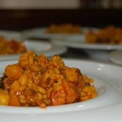 La Tartana - Arroz con pollo y morcilla.