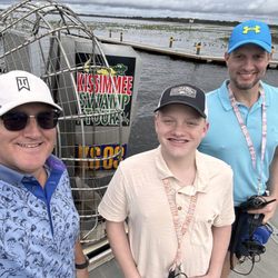 Kissimmee Swamp Tours - Me my son and grandson
