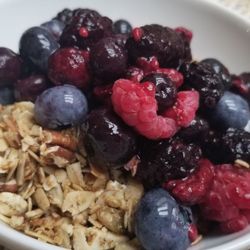 Jacqueline House of Wilmington - Homemade yogurt, granola, and yogurt - starter course for breakfast