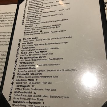 J. Alexander's - Cocktails menu - New American Near Me - Lexington, Kentucky J. Alexander's - Cocktails menu - New American Near Me - Lexington, Kentucky