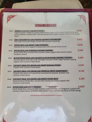 Menu photo 1 NaraDeva Thai Restaurant Orlando, FL