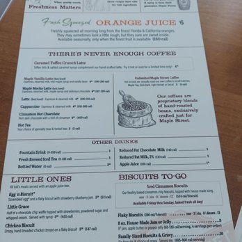 Maple Street Biscuit Company - Riverview - Menu - Breakfast & Brunch Near Me - Riverview, Florida