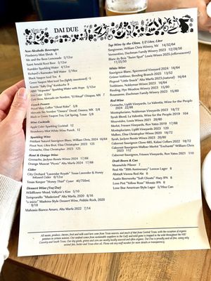 Menu photo 3 Dai Due Austin, TX