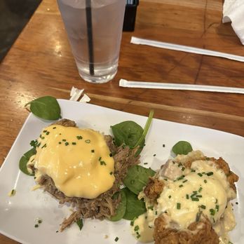 Ruby Slipper Central Business District - CHICKEN ST. CHARLES and EGGS COCHON Benny (mix and match) $16 - Breakfast & Brunch Near Me - New Orleans, Louisiana Ruby Slipper Central Business District - CHICKEN ST. CHARLES and EGGS COCHON Benny (mix and match) $16 - Breakfast & Brunch Near Me - New Orleans, Louisiana