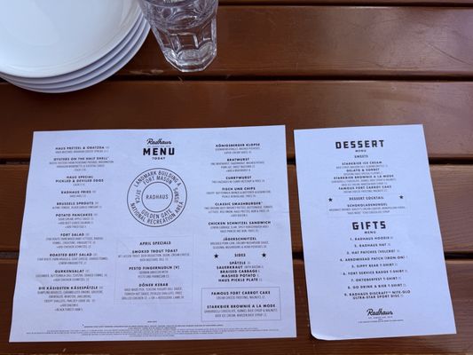 Menu photo 3 Radhaus San Francisco, CA