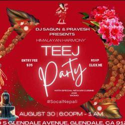 DJ Sagun - Teej Event Banner
