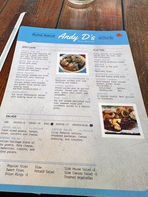 Menu photo 7 Andy D's Navarre, FL