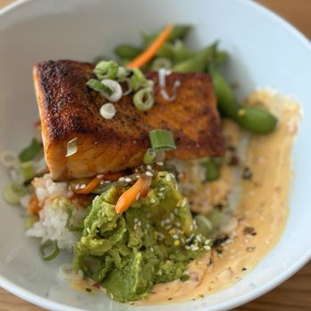 Common House - Miso Salmon bowl - Restaurants Near Me - Charlottesville, Virginia