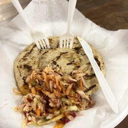 Chicharron Pupusa
