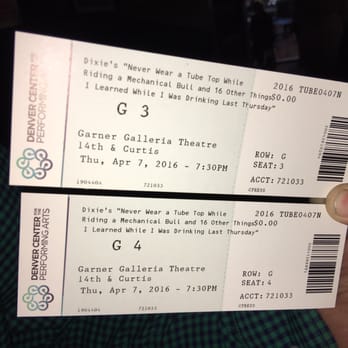 Garner Galleria Theatre - Thanks, Kendall, for the tickets! - Performing Arts Near Me - Denver, Colorado Garner Galleria Theatre - Thanks, Kendall, for the tickets! - Performing Arts Near Me - Denver, Colorado