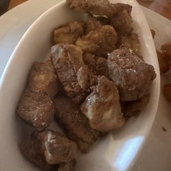 Tall Boys Tavern - Chislic (fried beef tips), comes with DELICIOUS garlic aioli.
