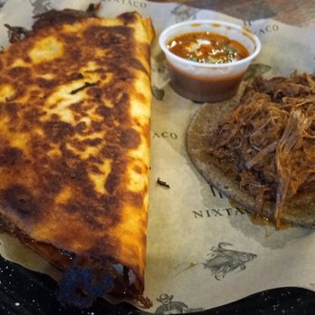 Nixtaco - Quesabirria quesadilla and Short Rib Barbacoa taco - Mexican Near Me - Roseville, California Nixtaco - Quesabirria quesadilla and Short Rib Barbacoa taco - Mexican Near Me - Roseville, California