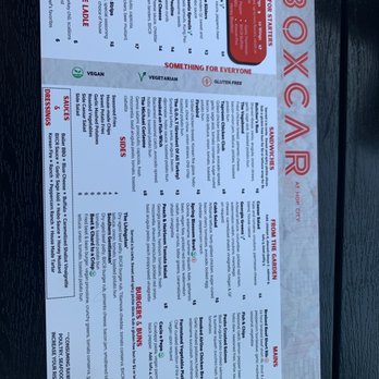Boxcar - Food Menu - New American Near Me - Atlanta, Georgia Boxcar - Food Menu - New American Near Me - Atlanta, Georgia
